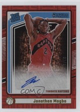 2024-25 Donruss Rated Rookie Signatures Choice Red 3/99 Jonathan Mogbo Auto 10yl