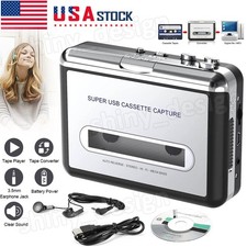 Cassette Tape Player - Portable Converter Recorder Convert Tapes to Digital MP3