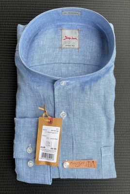 Stehkragenhemd von SIGNUM,  Langarm, Modern fit