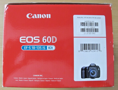 Canon EOS 60D EF-S18-135mm f/3.5-5.6 IS 18MP CMOS US Market Canon EOS 60D EF-S18-135mm f/3.5-5.6 IS 18MP CMOS US Market