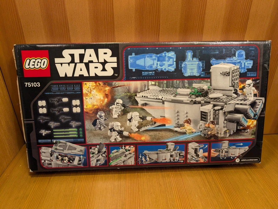 NEW Lego STAR WARS First Order Transporter 75103 w/ 7 Minifigures 792pcs SEALED - Image 4 of 4