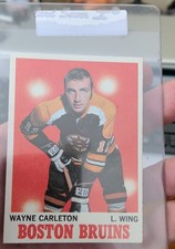 1970-71 Topps - Wayne Carleton #9 NMT! Great Color!!