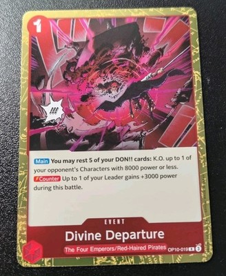 One Piece CCG Divine Departure Royal Blood R Foil OP10-019 NM