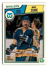1983-84 Mike Zuke O-Pee-Chee OPC - Hartford Whalers