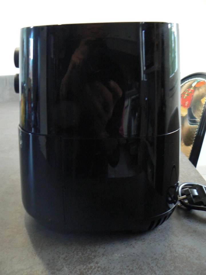 Airfryer Friteuse Sans Huile 4,1L PHILIPS 1400W - HD9200/90 - 4 Personnes - NOIR - Photo 2/4
