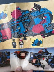 Vintage Lego 6986 Misson Commander Space Police 1989 Manual Not Complete