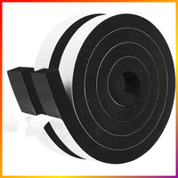 Selbstklebendes Schaumstoffband 25Mm X 20Mm X 4M Schwarz Dichtungsband