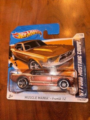 Hotwheels   67  Ford Mustang Coupé 6/10  SEHR SELTEN Muscle Mania Ford 2012