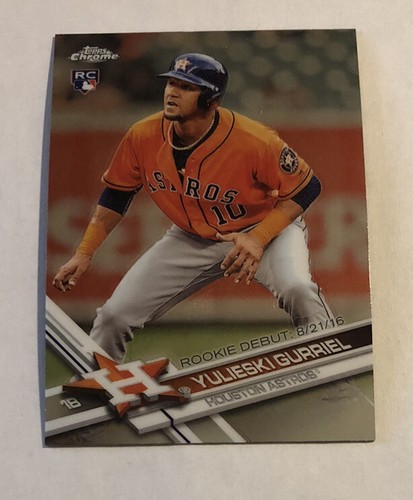 Yulieski Gurriel #HMT28 2017 Topps Chrome Update card
