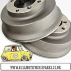Classic Mini - Pair of Rear Brake Drums (Spaced) (Cooper S & all 84-00) 21A1297