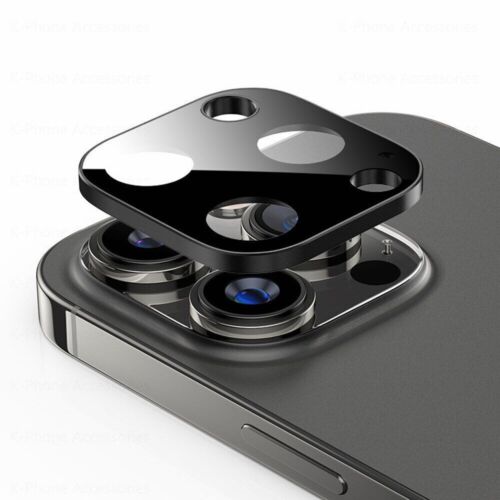 Metal Lens Hollow Ring Fr iPhone 15 Pro Max 14 Alloy Camera Protector Glass Film - Picture 15 of 18