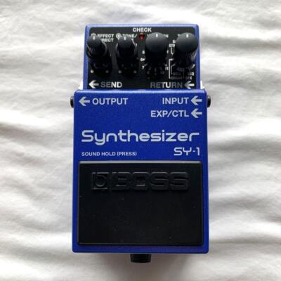 Boss Sy-1 Synthesizer Gitarre Bass Effektpedal Blau Stompbox Analog Style