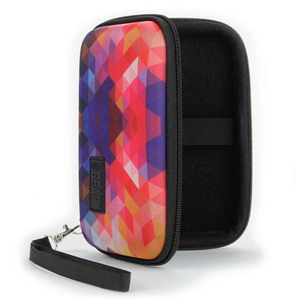 USA Gear Mobile Photo Printer Travel Case for Kodak Mini with Accessory Storage