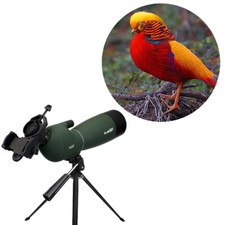 SVBONY SV28 Bird Watching Spotting Scope 25-75x70mm Bak4 w/ adapter and Tripod