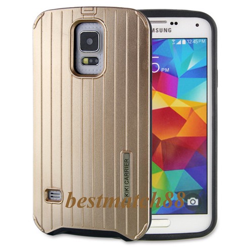 for Samsung galaxy i9600 S5 SV flexible hard case ruged brown black