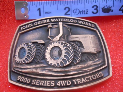 Vintage John Deere 9000 Series 4WD belt buckle