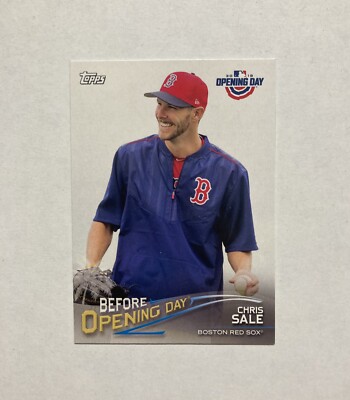 Chris Sale 2018 Topps Opening Day Before Opening Day Insert #BOD-CS Red Sox