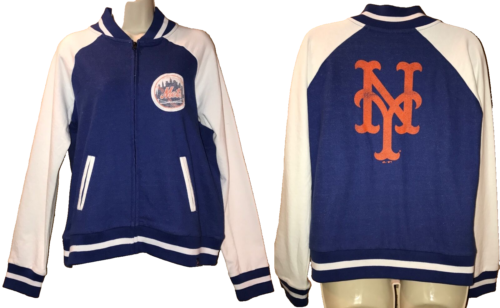 Veste universitaire neuve avec étiquettes New York Mets Majestic Royal Athletic Greatness Full-Zip Med - Photo 1 sur 6