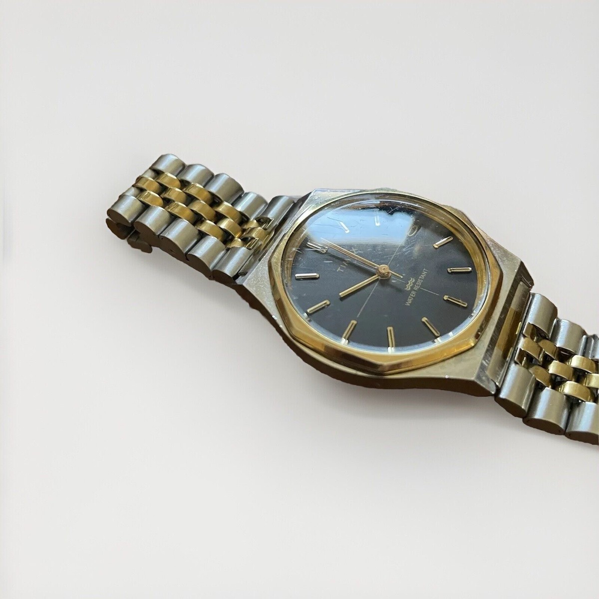 RARE Vintage 1987 TIMEX Marlin 24347 Royal Oak Two-Tone