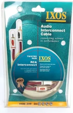 IXOS Audio  Interconnect Cable 1108-200 2M RCA Twisted Pair New Unopened Package