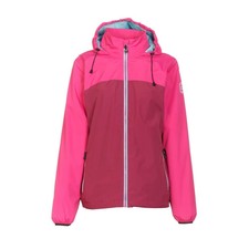 Killtec Women Siema Rain Breathable Full Zip Waterproof Hooded Jacket New