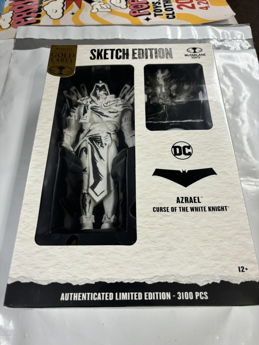Azrael Curse of the White Knight Sketch Mcfarlane Gold Label DC