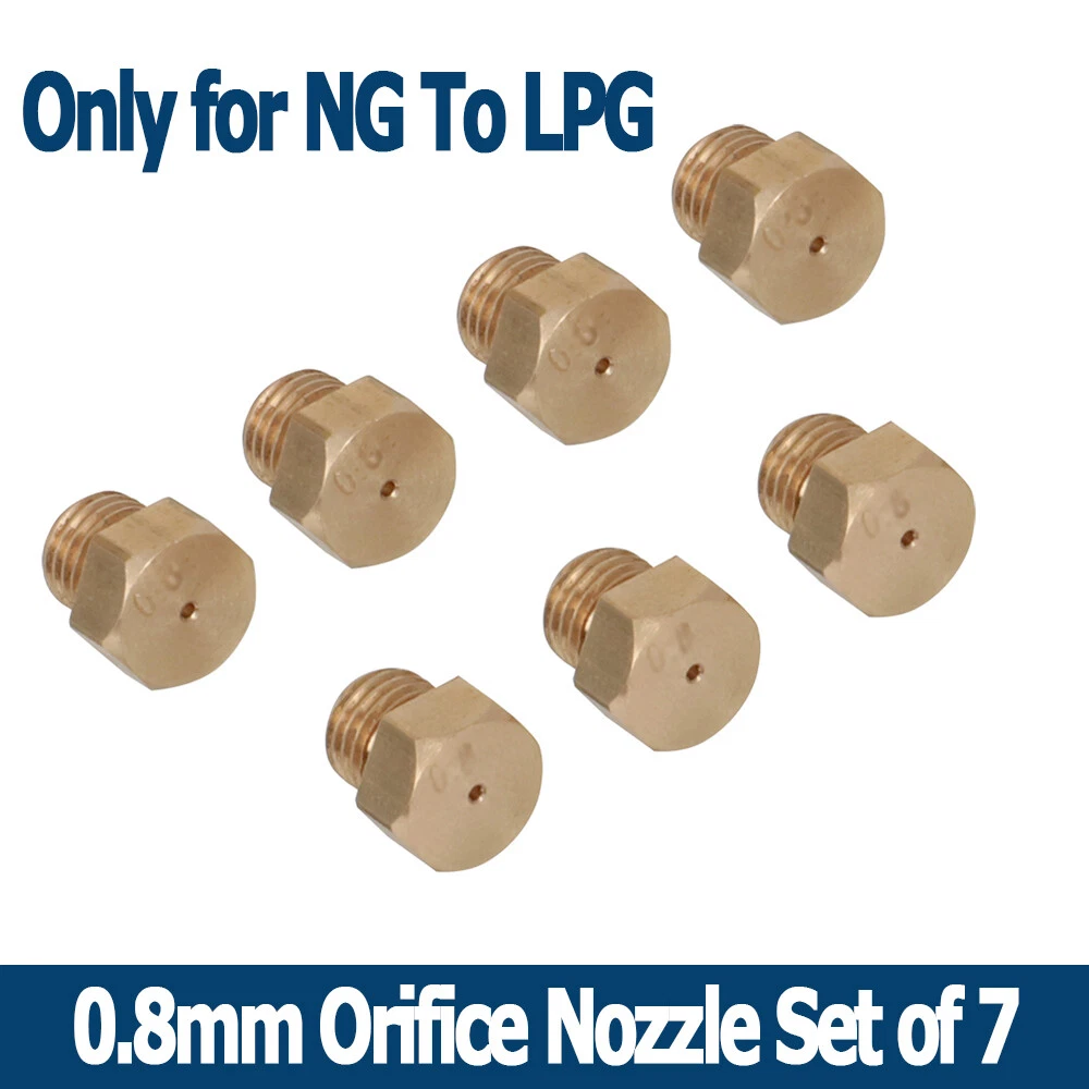 Orifices Nozzle Brass Jet Propane To Natural Gas, LP To NG, 40 OFF