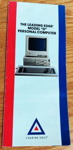 Leading Edge Model D brochure c. 1985