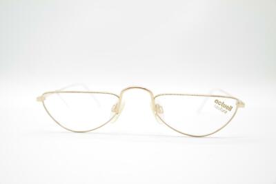 Vintage Actuell Couture 560 Gold Oval Glasses Eyeglass Frame NOS