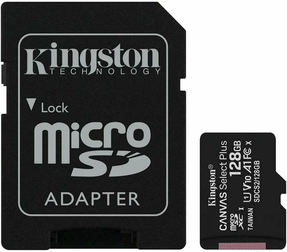 Kingston 128GB Micro SD Memory Card U1 Class 10 For ALCATEL 3/3C/3L/3L 2020 - Image 2 of 4