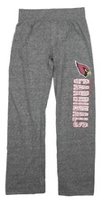 NFL Football Youth Girls Arizona Cardinals Fashion Lounge Pants, Heather Grey