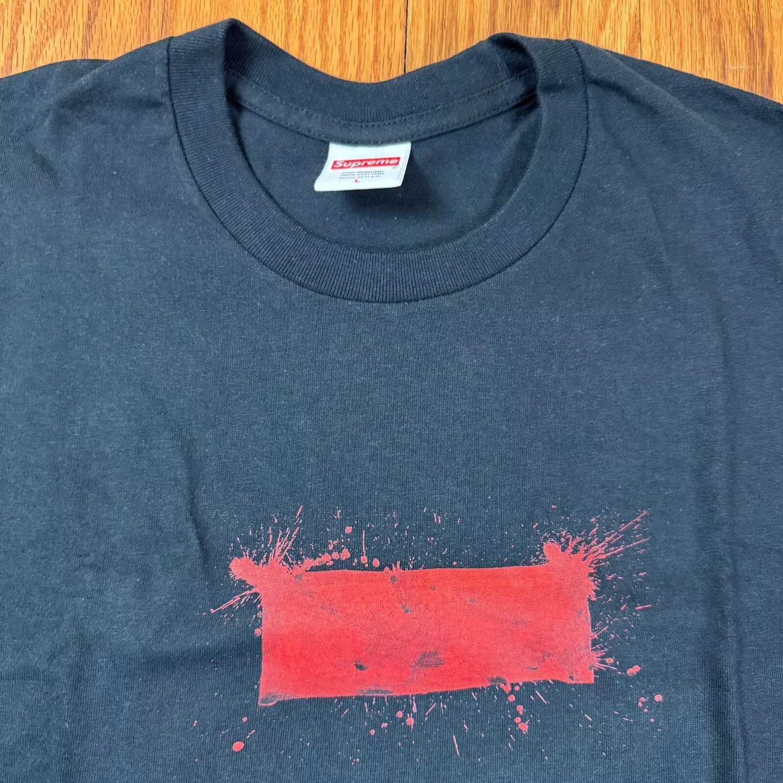 OCCASION Supreme SS22 Ralph Steadman boîte logo L NYC Japon bogo sopranos rouge LA NAS X