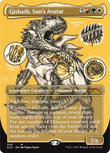 Gishath, Sun's Avatar DINOSAUR Commander Deck EDH Magic MTG Ready-to-Play  ALT