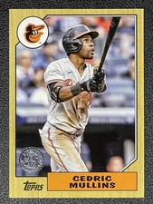 2022 Topps Series 2 Cedric Mullins #87TB-22 1987 Topps Baseball 35th Anniversary