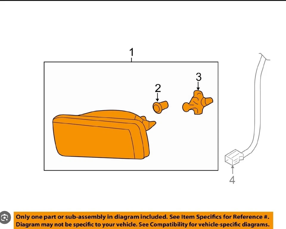 SILVERADO PASSENGER SIDE FOG LAMP 2007-2013 NEW AFTERMARKET 22872763 - Image 3 of 3