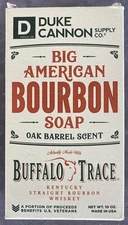 Duke Cannon Supply Co Big American Bourbon Soap Buffalo Trace NIB 10 oz