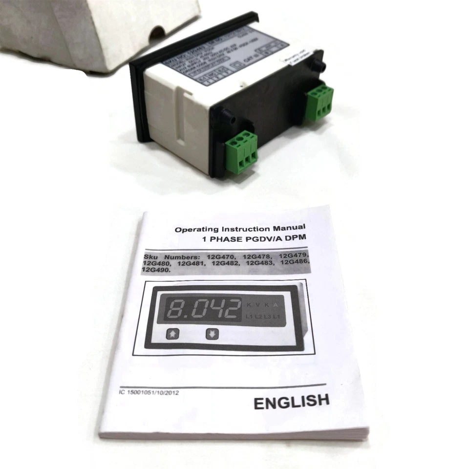 1 Phase Programmable Rish Digital Panel Meter. Type PGDA. Made in India - Image 4 of 4