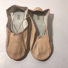 Bloch Pink Dance Split Sole Stretch Canvas Ballet Slipper Shoe 3.5 C