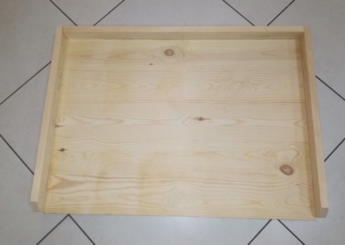 Tavoliere spianatoia asse per impastare in Legno multistrato tavola stendipasta per Pasta Fresca con Bordi Laterali impasto pizza (30x50 Con Bordi