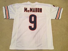 UNSIGNED CUSTOM Sewn Stitched Jim McMahon White Jersey - M, L, XL, 2XL, 3XL