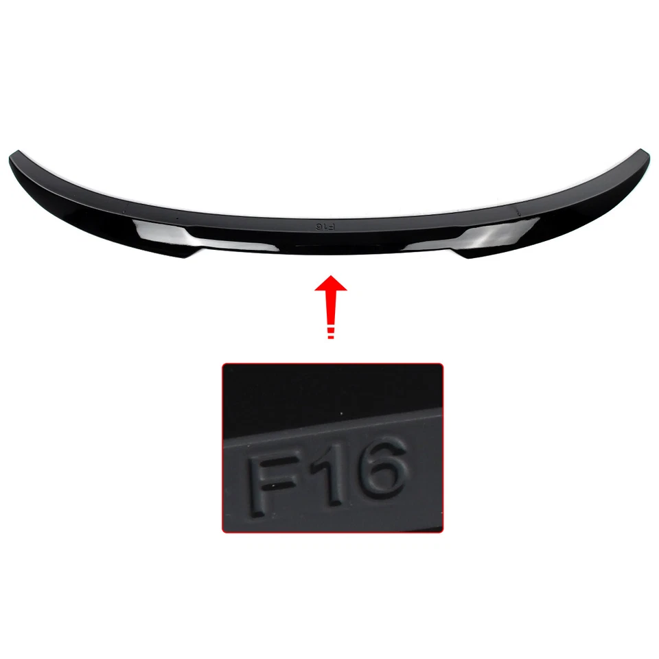 For BMW X6 F16 /X6M F86 xDrive35i/50i 2014-19 Rear Trunk Spoiler Wing M4 Style Foto 4 de 4