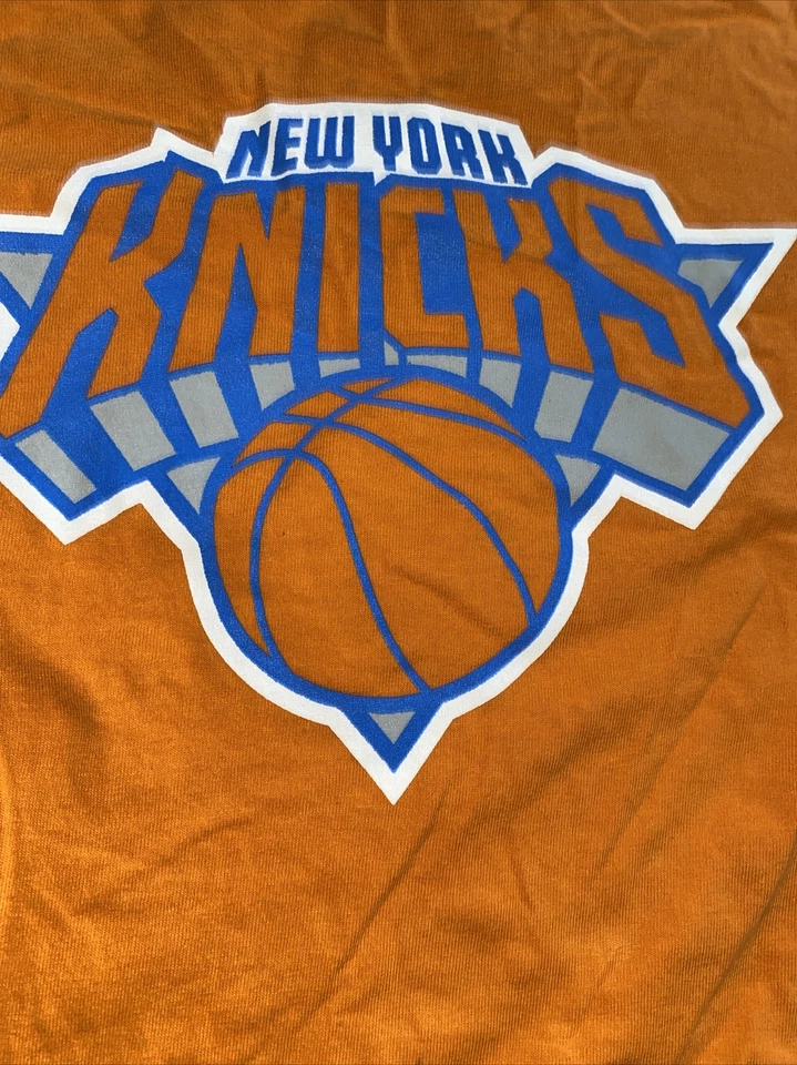 Camiseta New York Knicks Niños Jóvenes Grande Naranja✅✅ Foto 3 de 4