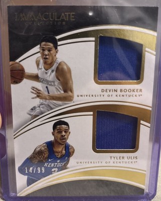 2016-17 Panini Immaculate Collection Collegiate Combos Devin Booker, Tyler /99