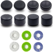 14PCS Silicone Thumb Grips for Steam Deck & Xbox Series X/S with Precision Rings