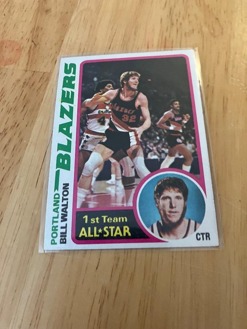 1978-79 Topps Basketball - Bill Walton #1  All Star Blazers VG