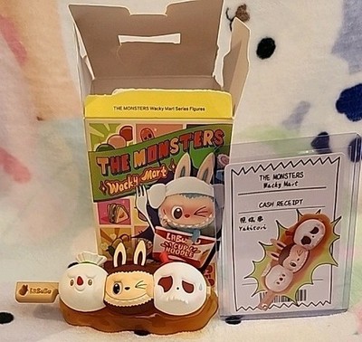 Pop Mart Labubu-The Monsters Wacky Mart Series Figure - Yakitori-New Open Box