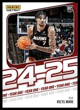 Kel'el Ware 2024-25 Panini Instant Year One #YO-13 RC /613 Heat