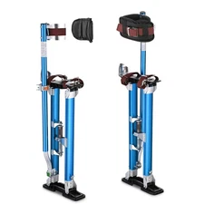 YesSources Drywall Stilts with Leg Pads 24"-40" Adjustable Aluminum Tool Taping