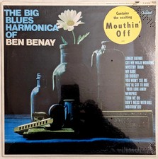 THE BIG BLUES HARMONICA OF BEN BENAY mono LP Capitol T2484 Wrecking Crew SEALED