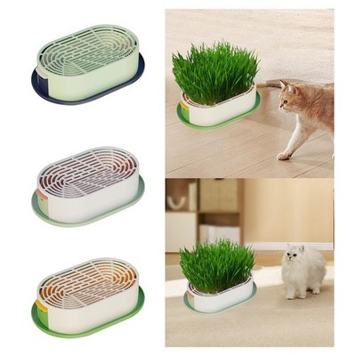 Katzengras Keimung Starter Pflanzgefäß, leicht, Weizengras Grow Topf,